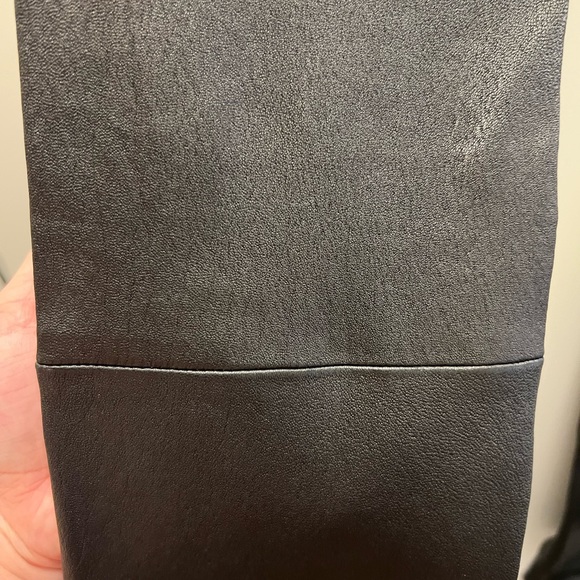 NWOT Helmut Lang Leather Leggings - Picture 5 of 5